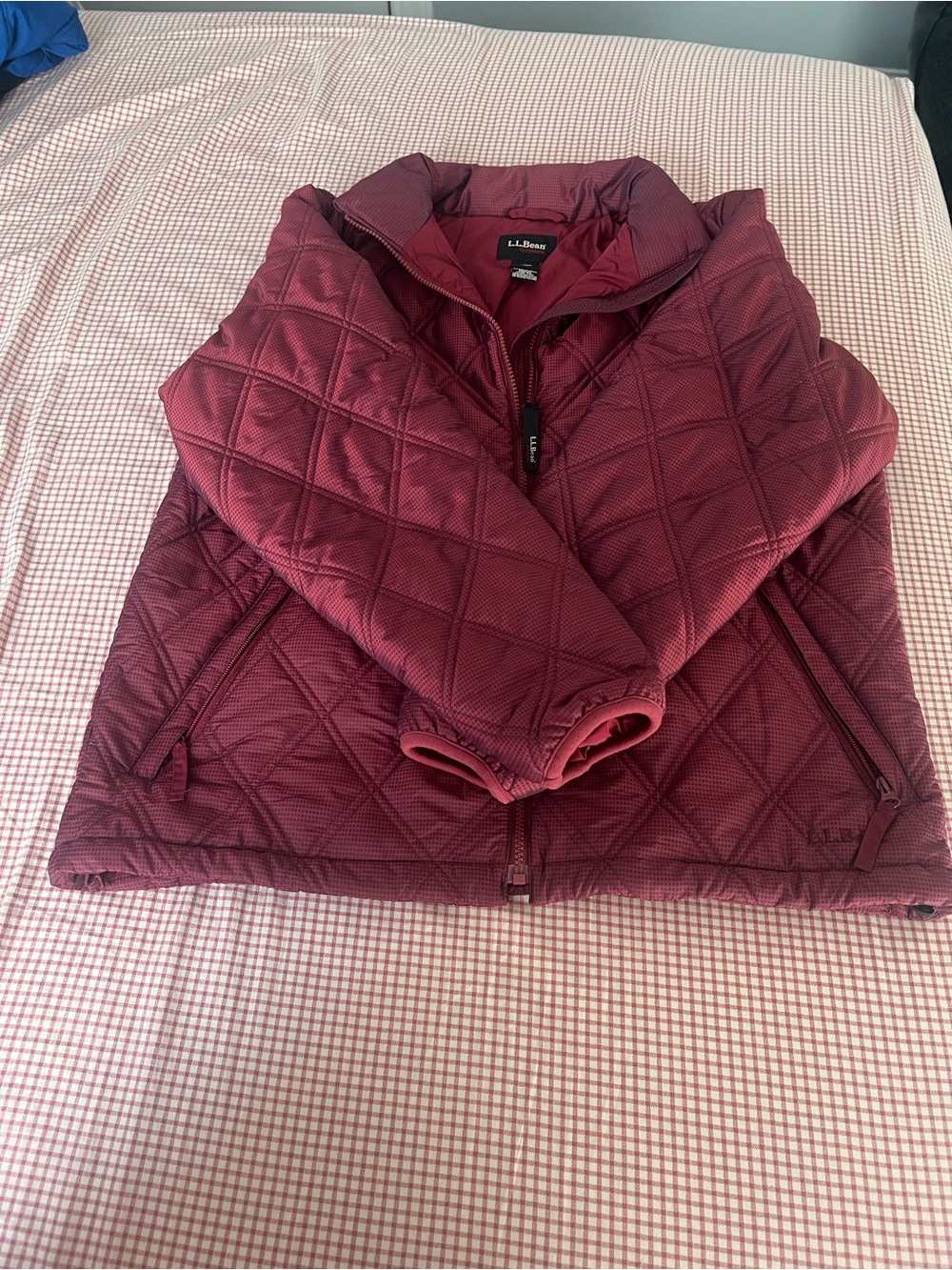 L.L. Bean Women's Quilted Puffer Jacket - Wine